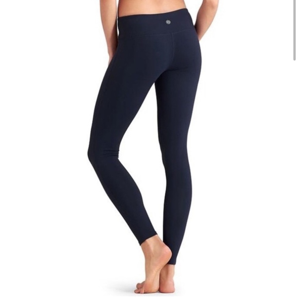 Athleta High Rise Chaturanga Tight in Navy
